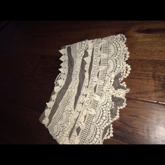 Lush crocheted shorts