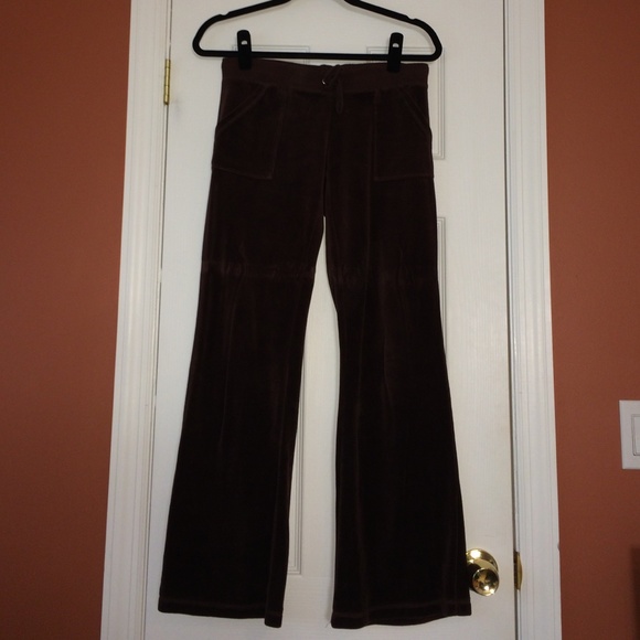 Brown and Gray Velour Pant Bundle