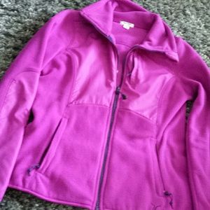 Purple Old Navy Fleece Zip Up Jacket