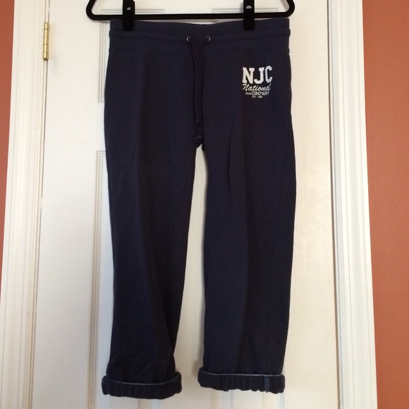 NJC Navy Roll-up Sweatpants
