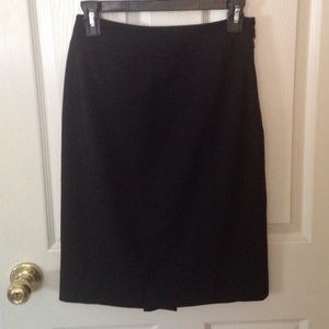 Black pencil skirt