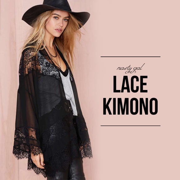 Nasty Gal Outerwear - FLASH SALE Nasty gal lace kimono