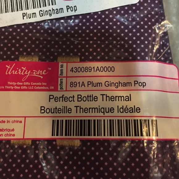 Thirty One perfect bottle thermal plum color - Picture 4 of 4