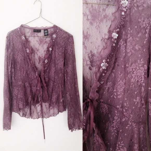 Romantic Lace Bolero Top 🌸Small/ Never worn - Picture 4 of 4