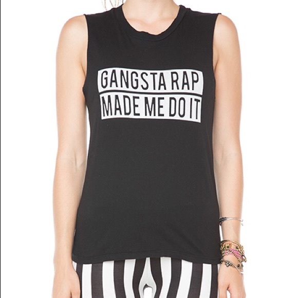 Brandy Melville Gangsta Rap Made Me Do It Tank