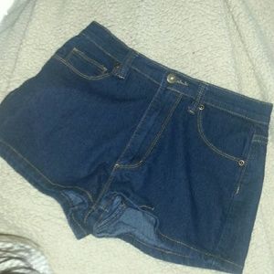 High waisted shorts