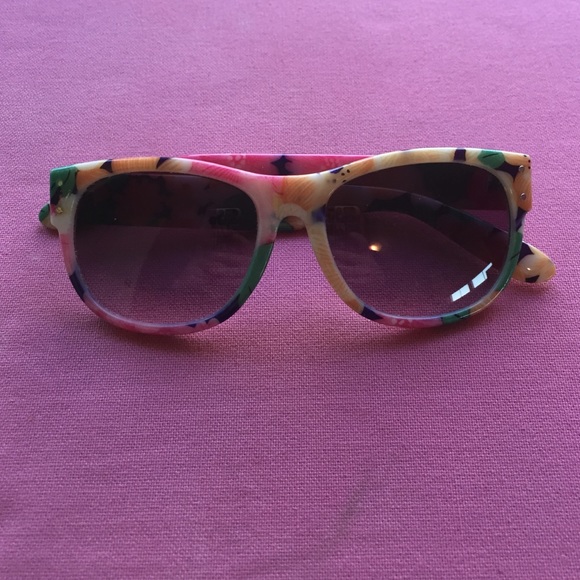 Floral patterned sunglasses