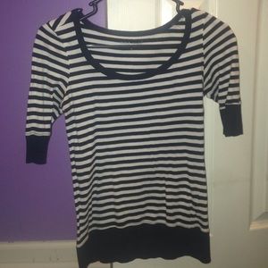 Black & white striped shirt
