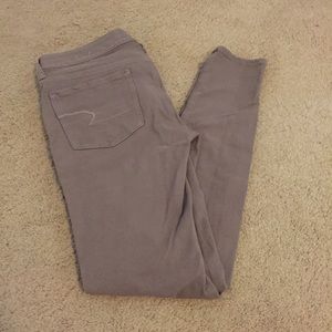 American Eagle Khaki Jeggings