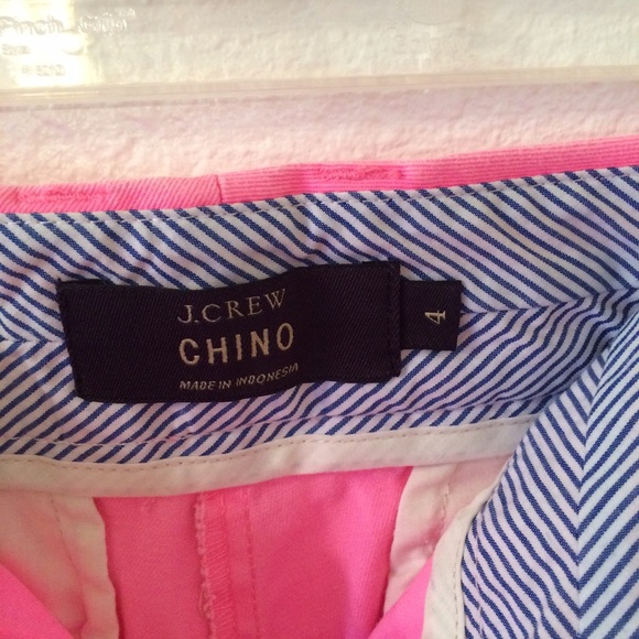 ❌SOLD❌ J. Crew Pink "Chino 4 in." Style Short Sz 4 - Picture 3 of 4