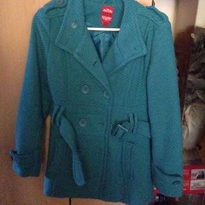 Winter coat with belt