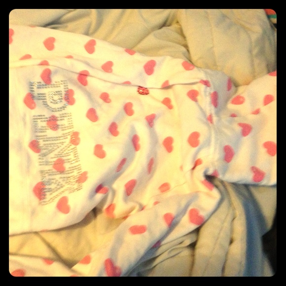 PINK Victoria Secret Hearts Hoodie