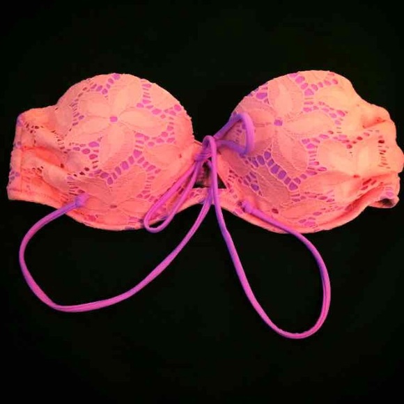 VS Swim Top Pink and Orange :) 34C