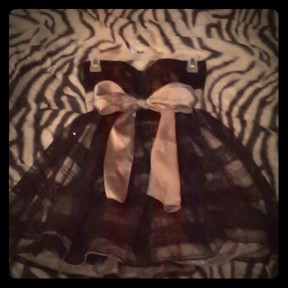 Party strapless dress