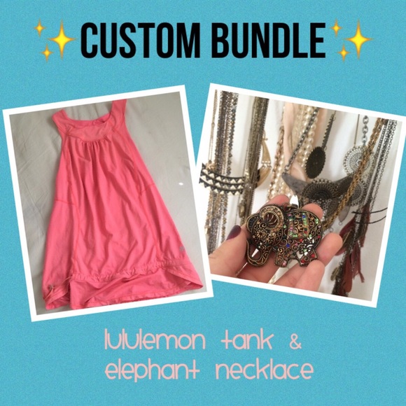 Lululemon tank & necklace