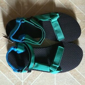 Green/Blue Teva Original Sport Sandals size 7