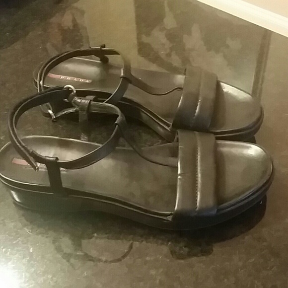Prada Strappy Flat Sandals