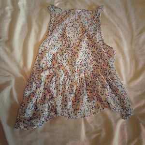 🌻SOLD🌻TRADED🌻Wildflower sheer blouse. 🌼🌸🍃