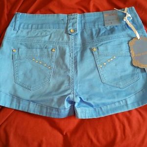 Blue shorts