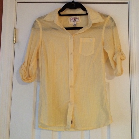Yellow Button Down Shirt