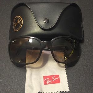 RayBan Light Brown Gradient Sunglasses
