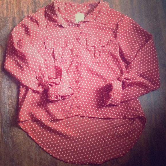 High-Low Button Up Top