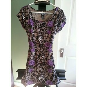 Grey and Purple Skull Dress