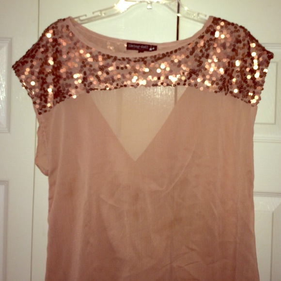 Sequin top