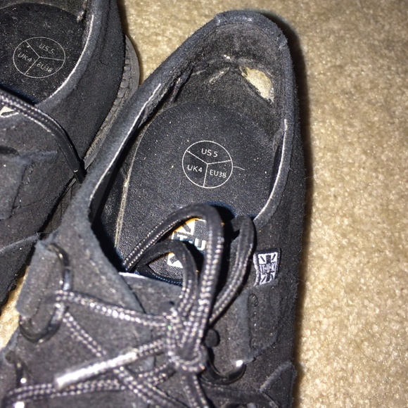 tuk mondo black suede creepers - Picture 2 of 2