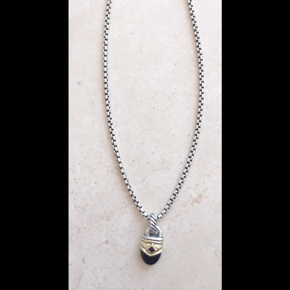 David Yurman Large Box Chain & Pendent ❤️SALE❤️ - Picture 1 of 4