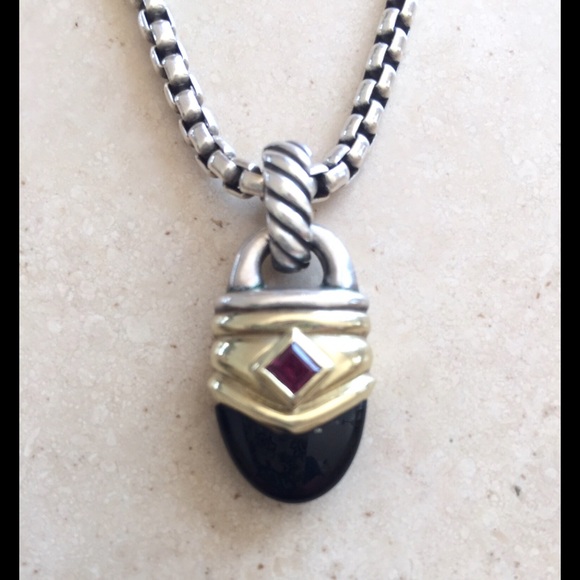 David Yurman Large Box Chain & Pendent ❤️SALE❤️ - Picture 2 of 4