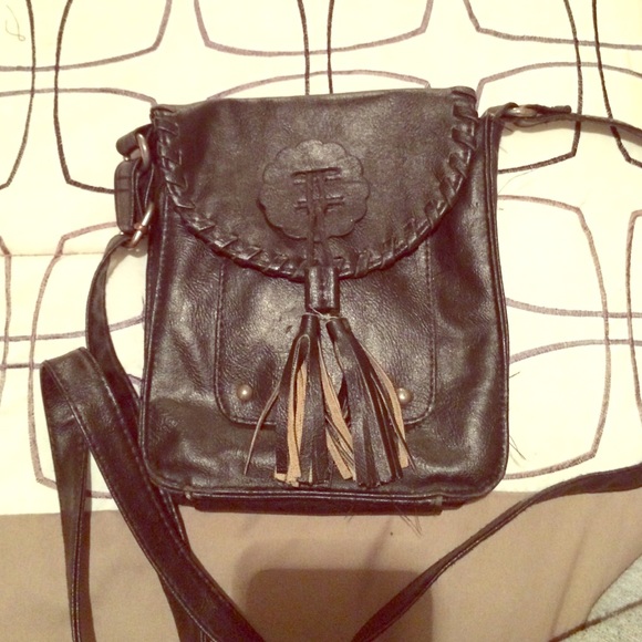 Black crossbody and wallet
