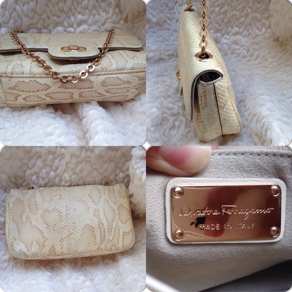 🚫SOLD Salvatore Ferragamo Python Bag - Picture 3 of 4