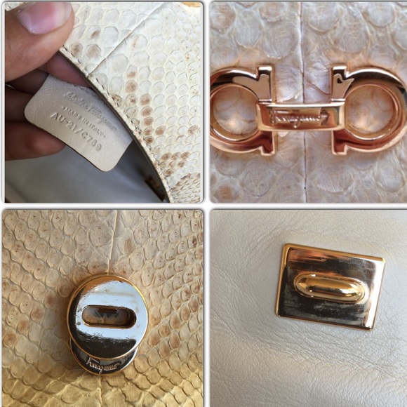 🚫SOLD Salvatore Ferragamo Python Bag - Picture 2 of 4