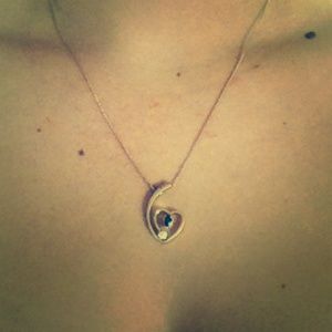 Real Gold heart necklace