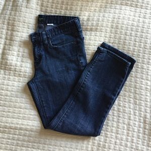J.Crew toothpick angle-cropped jeans