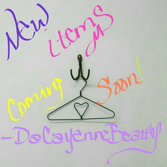 New items coming soon!!!