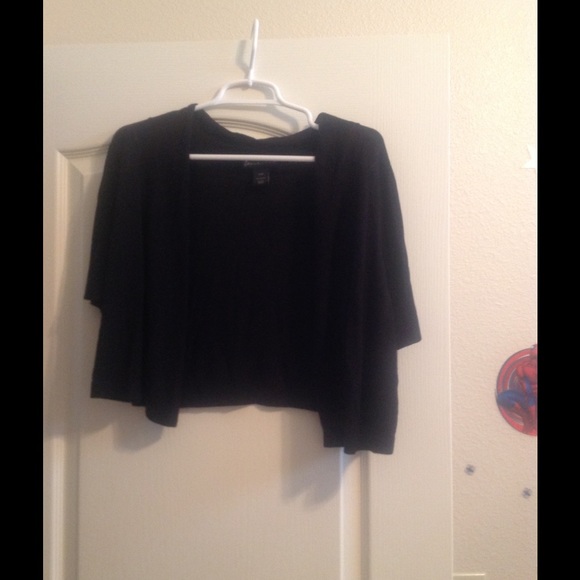 Black Lane Bryant Shrug