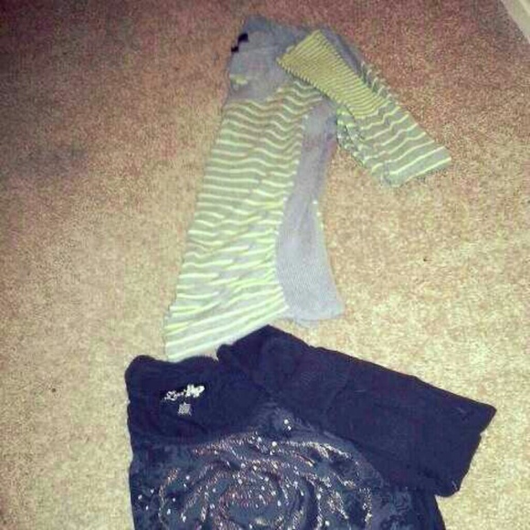 Two long sleeve womans shirts