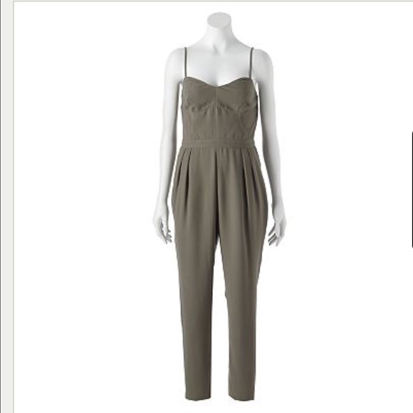 Olive green jumpsuit