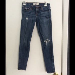 Distressed Hollister Jeans