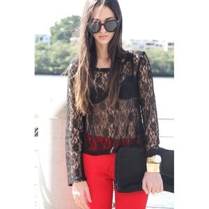 Sabo skirt lace black top