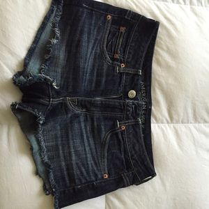 American Eagle high waisted denim shorts
