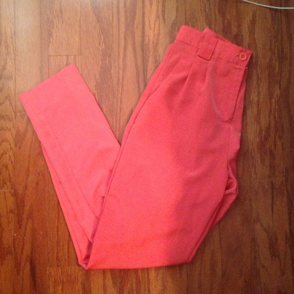 Pink/Salmon colored trousers