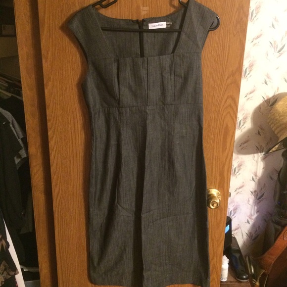 Calvin Klein Gray Business Casual/Interview Dress