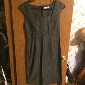 Calvin Klein Gray Business Casual/Interview Dress