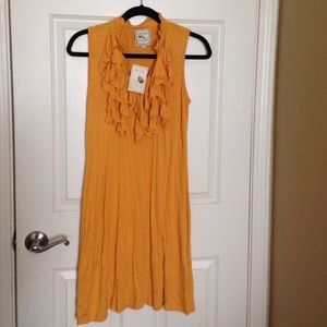 Pink rose orange cotton dress. NWT