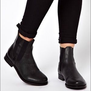 ASOS AUTHOR Leather Chelsea Ankle Boots