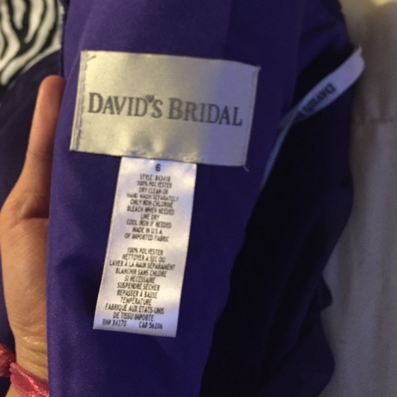 Putple Davids Bridal Prom Dress - Picture 4 of 4