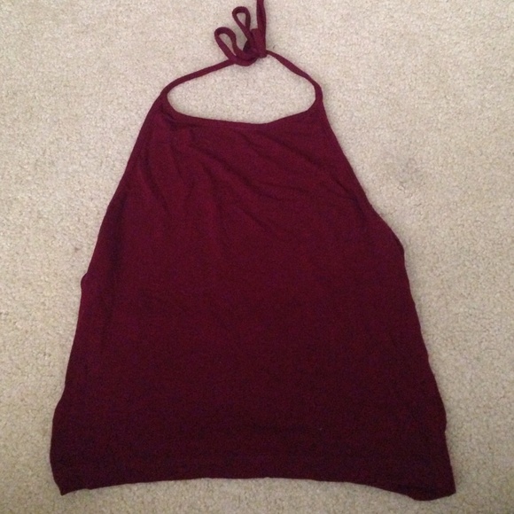 Burgundy Brandy Melville halter